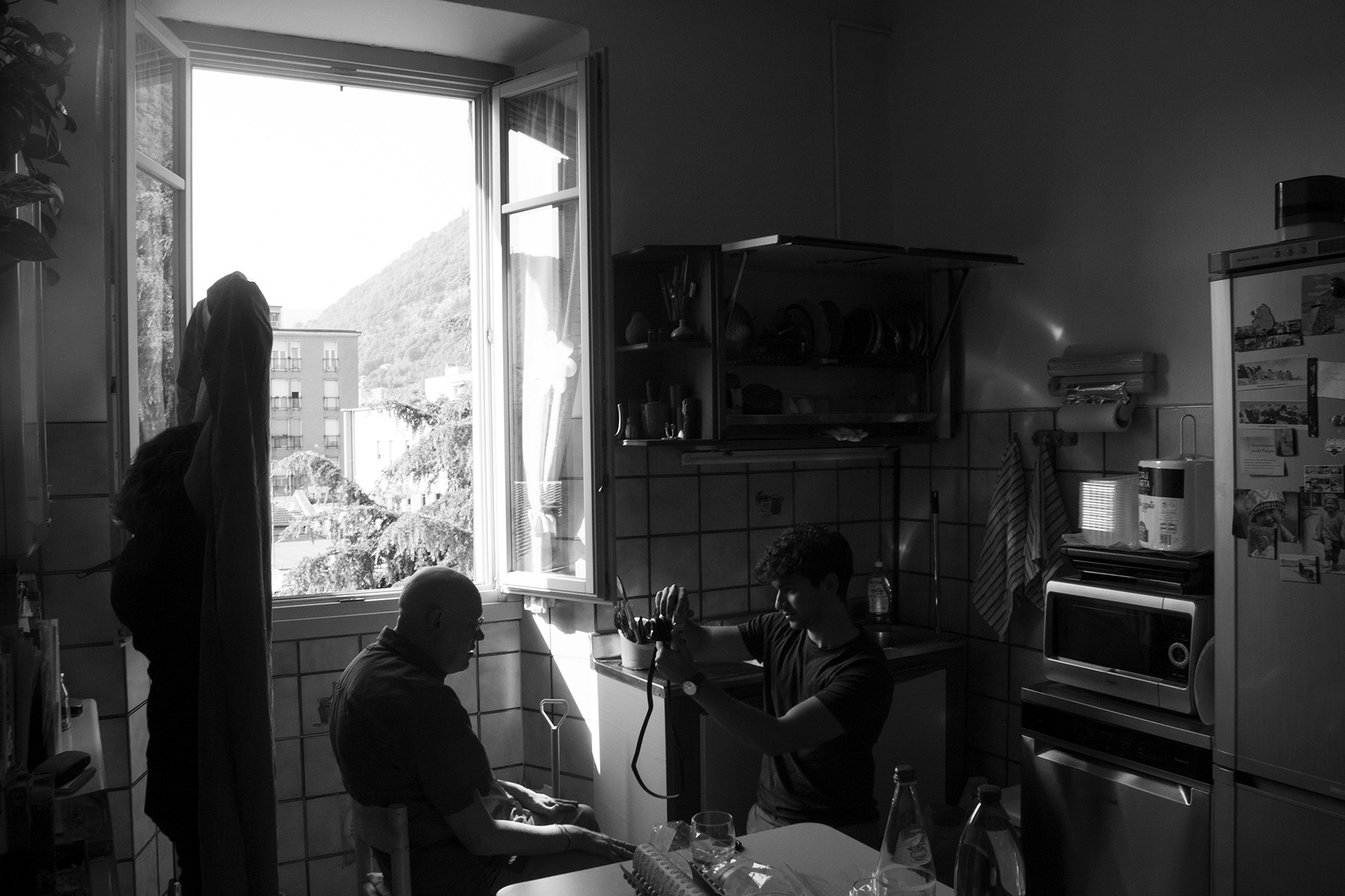 OLTRE — backstage of the photo shoot with Marco