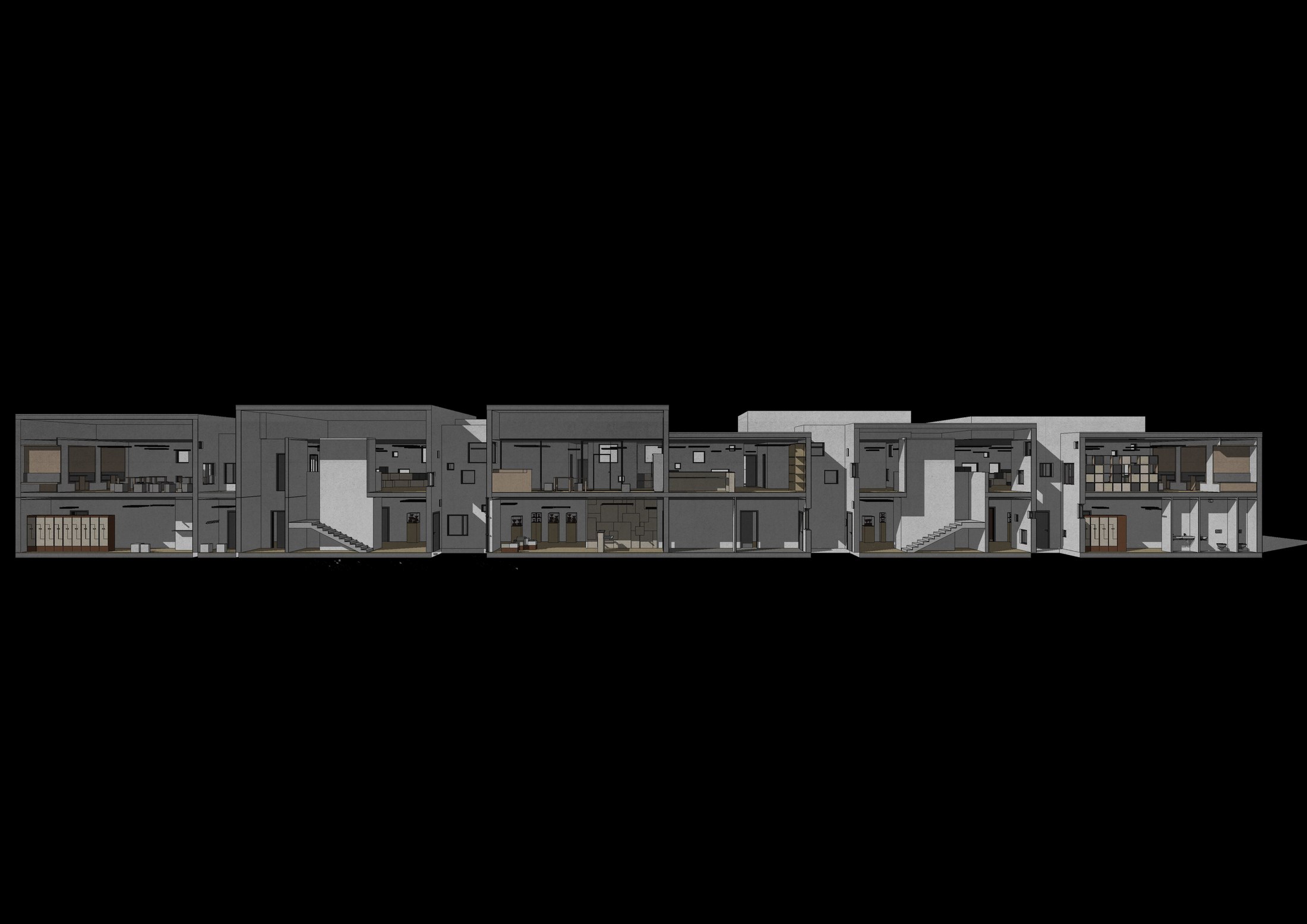 Sport Cub3 — perspective section of the building